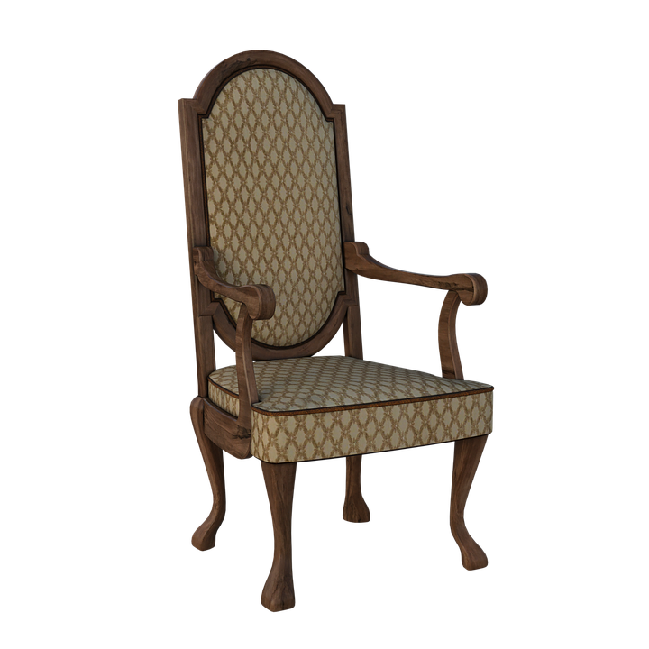 Wooden Furniture Chair PNG Cutout