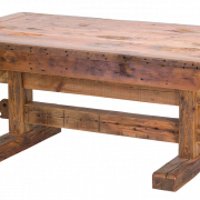 Wooden Furniture Table PNG Image