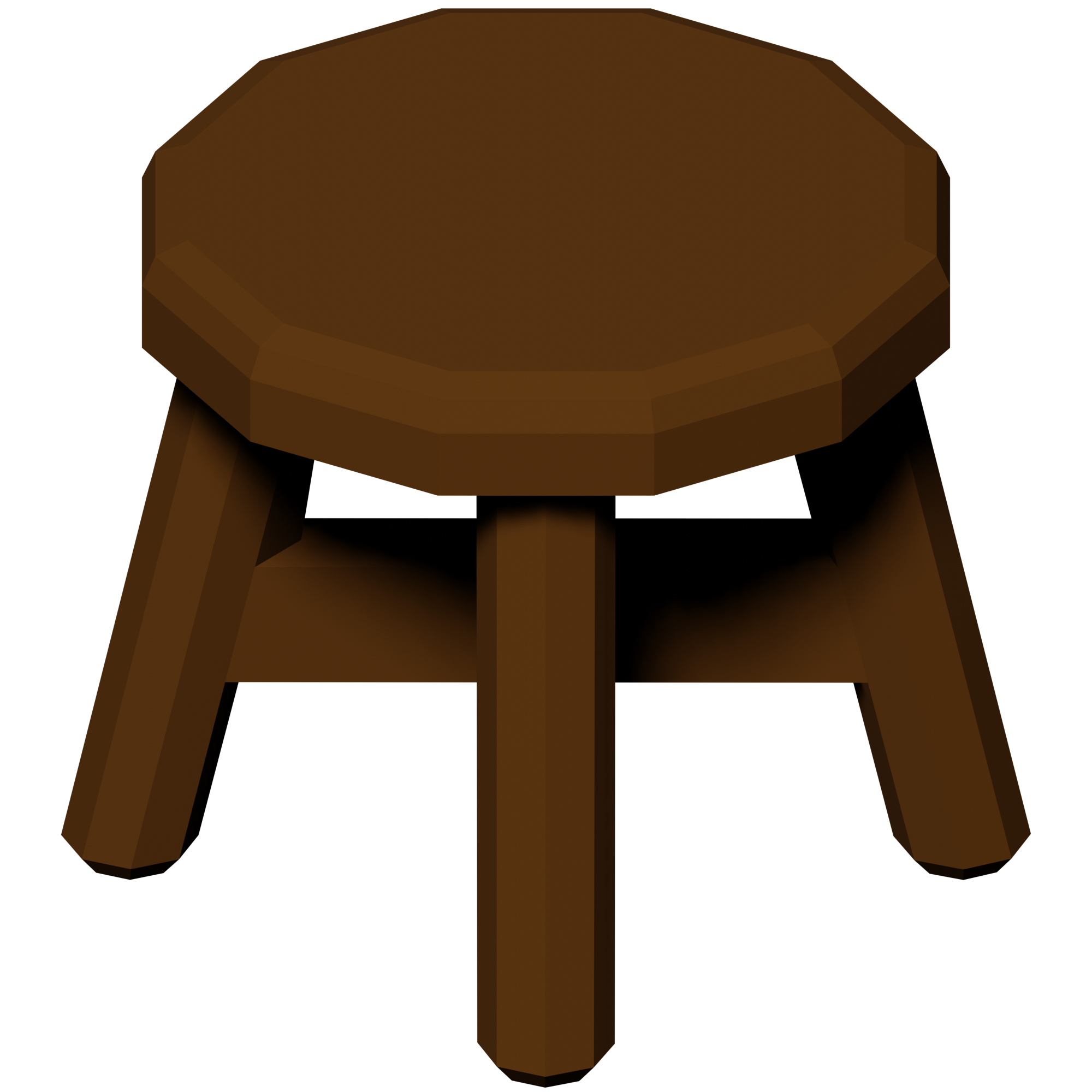Wooden Stool Furniture PNG HD Image