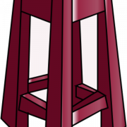 Wooden Stool Furniture PNG Image