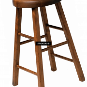 Wooden Stool Furniture PNG Images