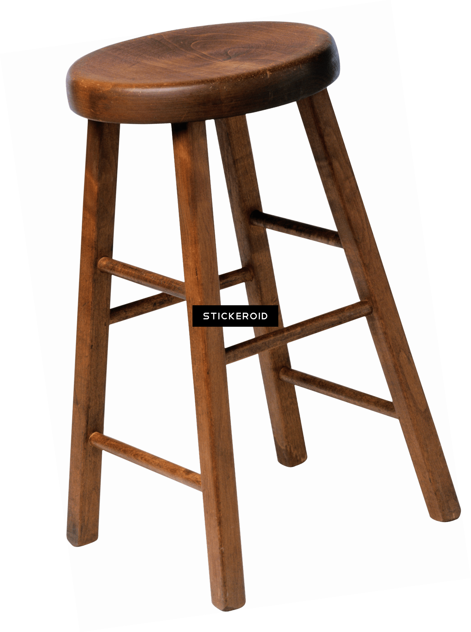 Wooden Stool Furniture PNG Images