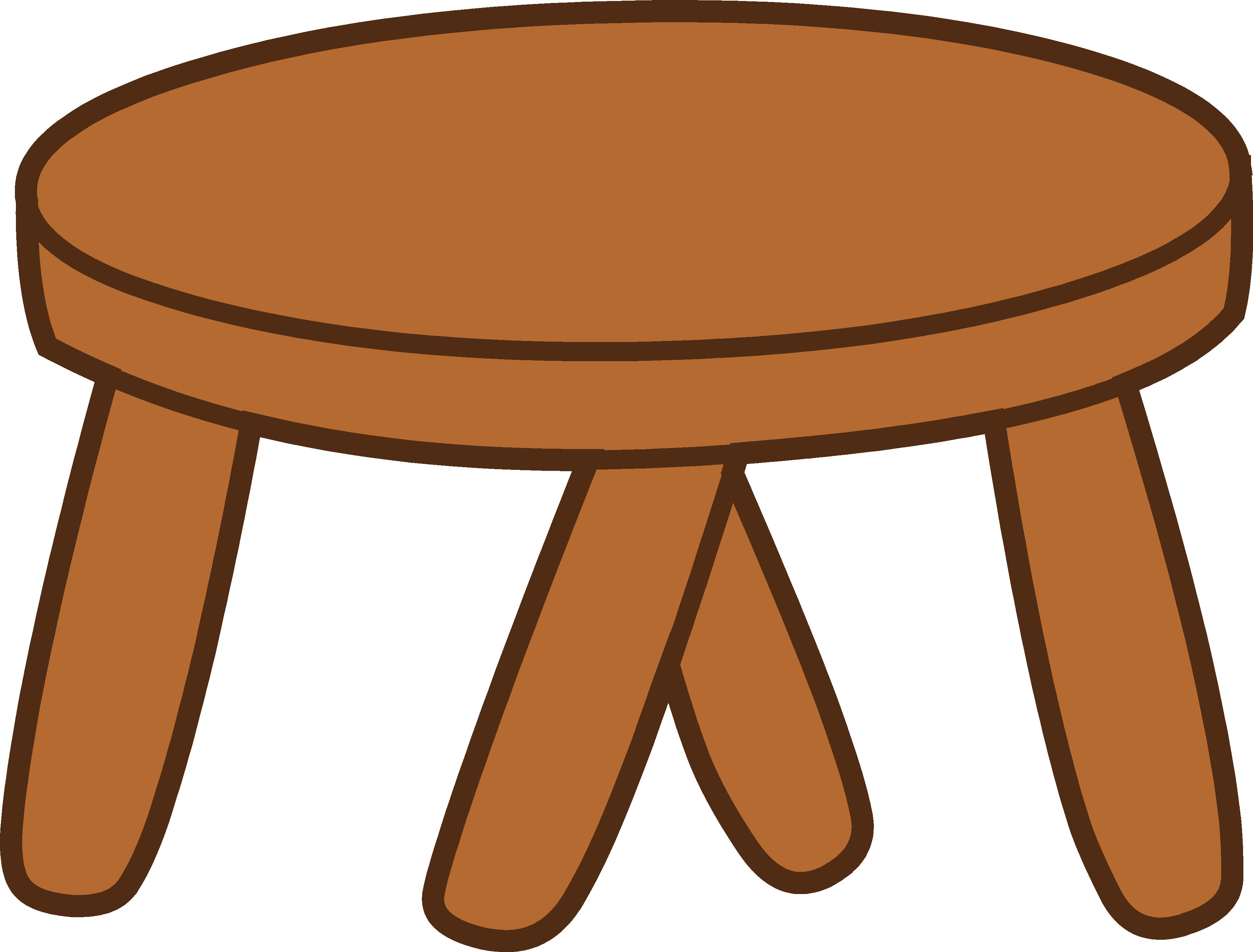 Wooden Stool Furniture PNG Pic
