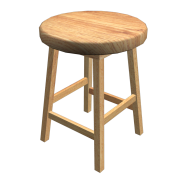 Wooden Stool PNG HD Image
