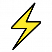 Yellow High Voltage Sign PNG Photo