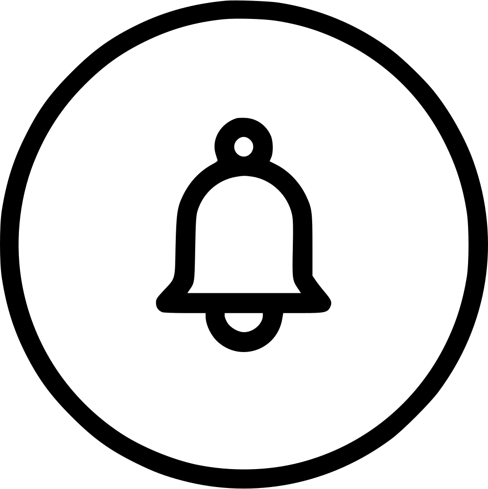 Youtube Bell Icon Button PNG Picture