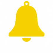 Notifica icona della campana di YouTube Pulsante giallo png foto
