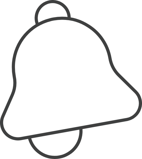 Youtube Bell Icon PNG Cutout