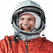 Yuri Gagarin Советский космонавт PNG файл PNG