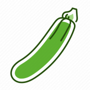 Courgette zomerpompoen PNG
