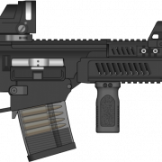 Assault Rifle PNG Background
