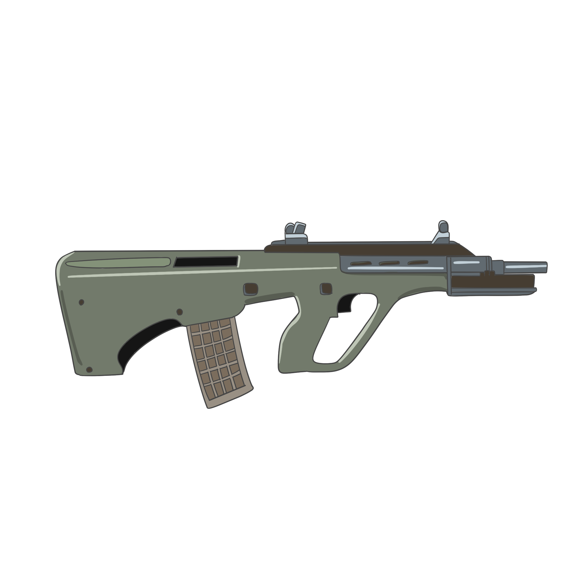 Assault Rifle PNG Picture