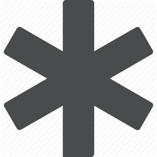 Asterisk Symbol PNG Image File