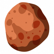 Asteroid Meteor PNG HD Image
