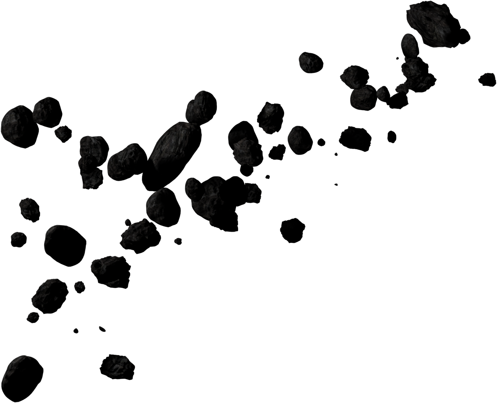 Asteroid Meteor PNG Photo