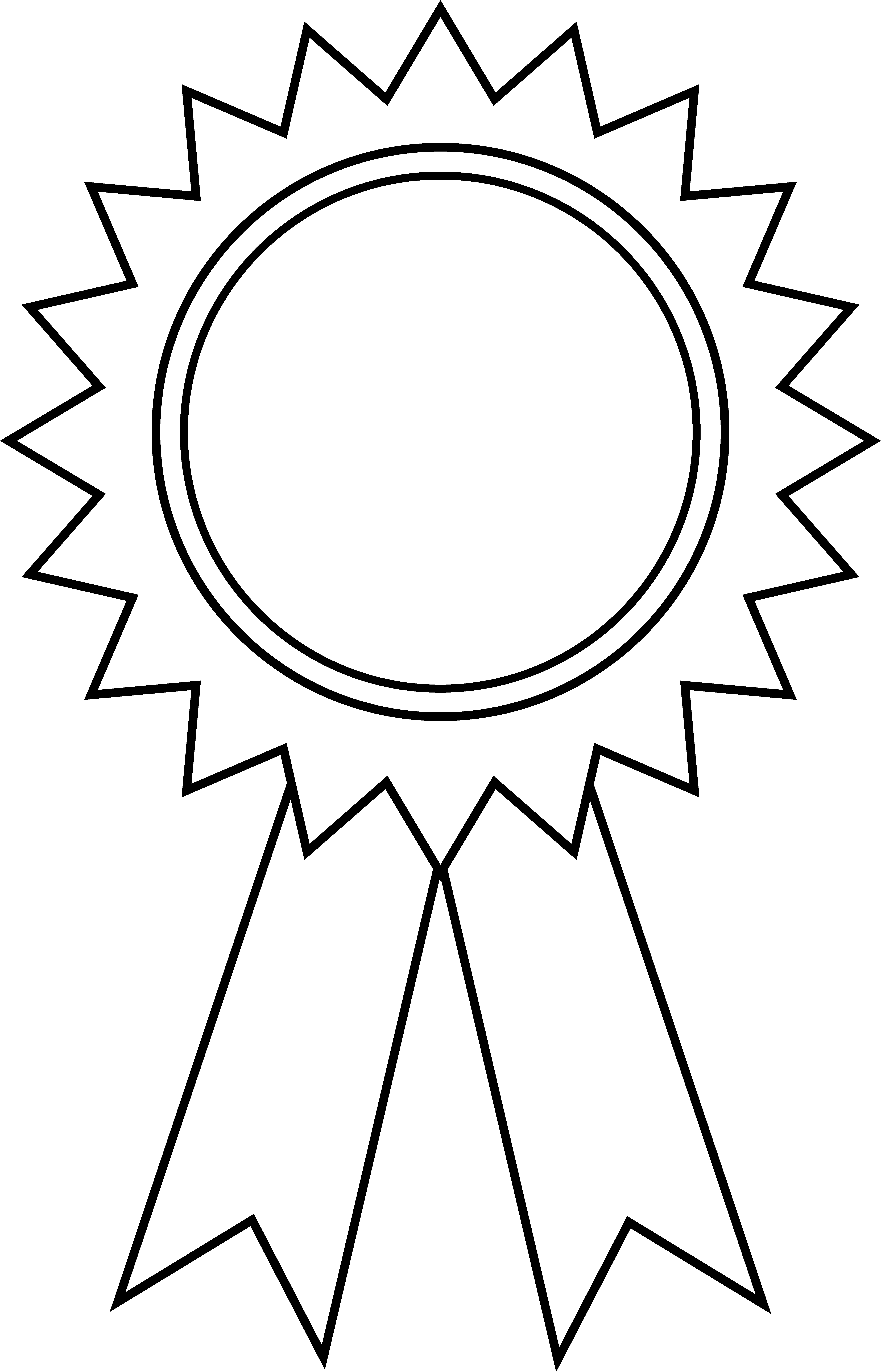 Award Ribbon PNG Cutout