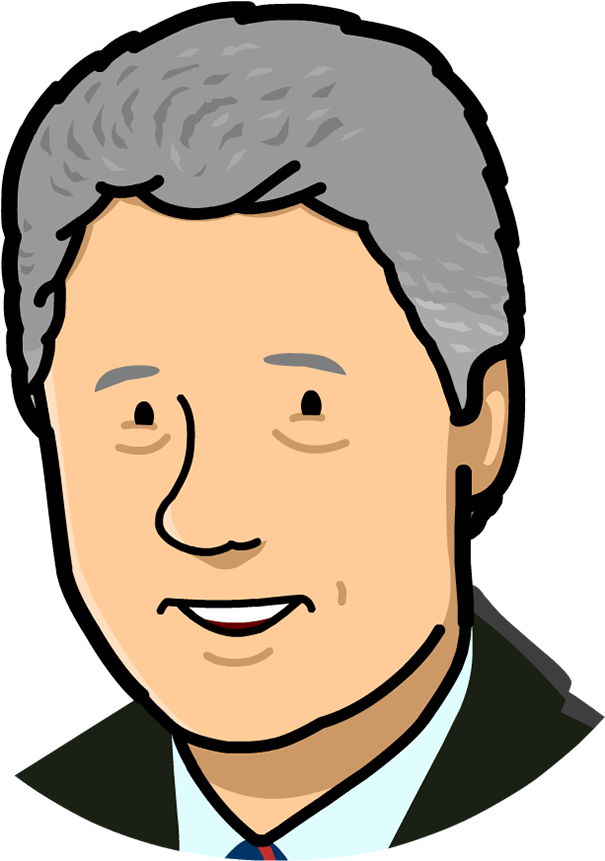 Bill Clinton PNG Gratis afbeelding