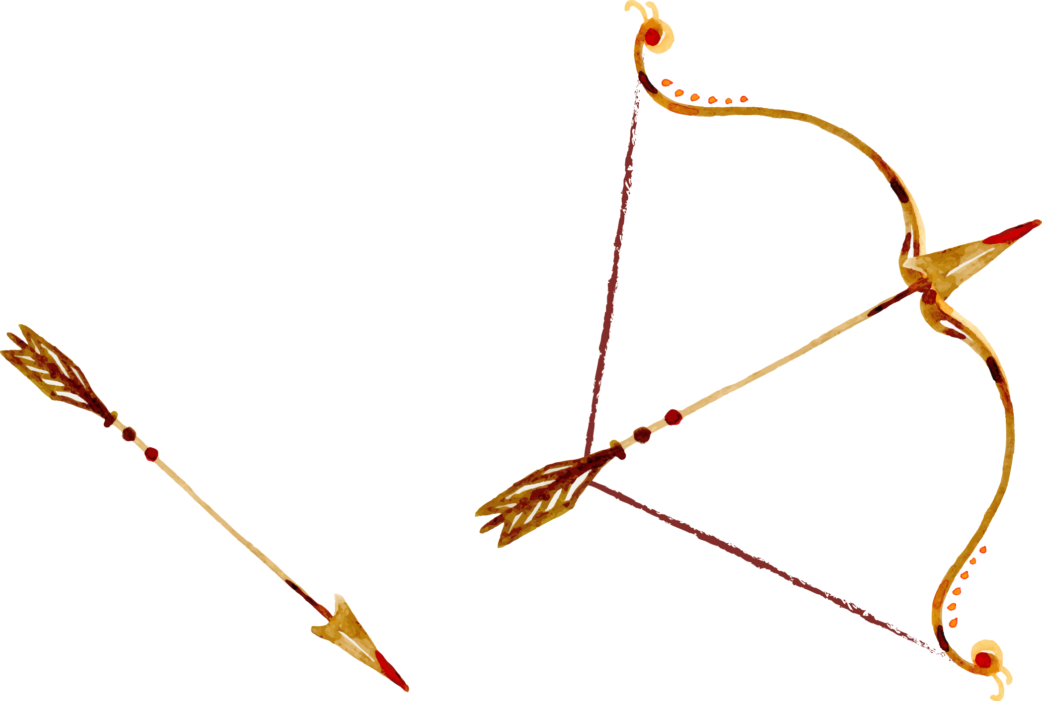 Bow And Arrow Archery PNG Image
