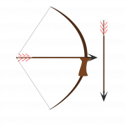 Bow at arrow png cutout