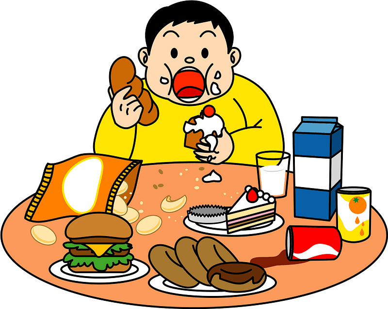 Boy Eating Food PNG Image