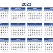 Kalender 2023 PNG -foto