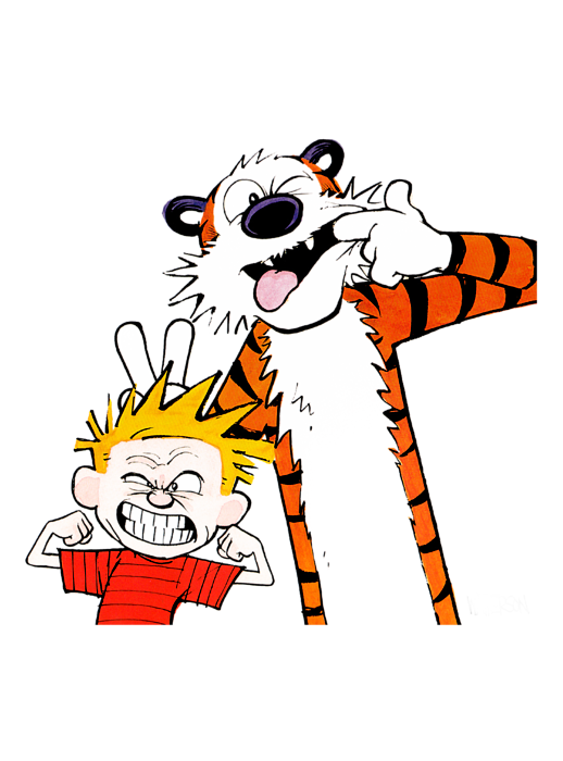 Calvin And Hobbes Background PNG