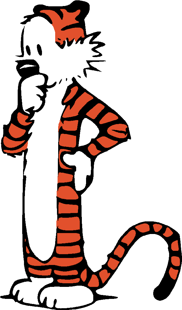 Calvin und Hobbes PNG -Hintergrund