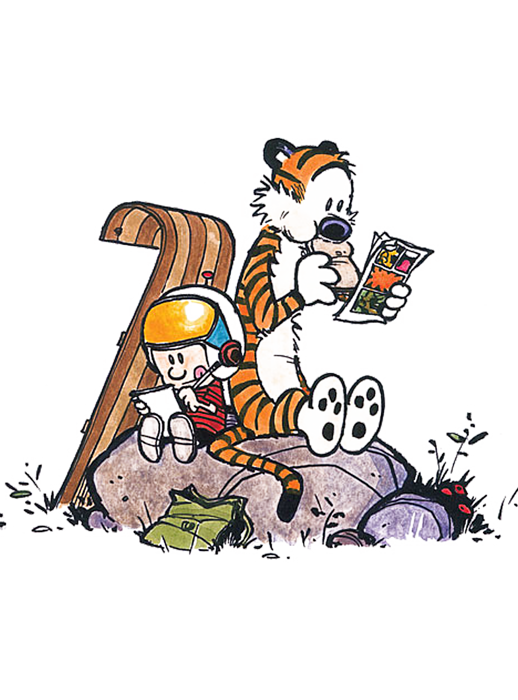 Calvin und Hobbes PNG -Ausschnitt