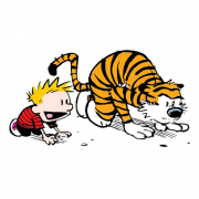 Calvin And Hobbes PNG Free Image