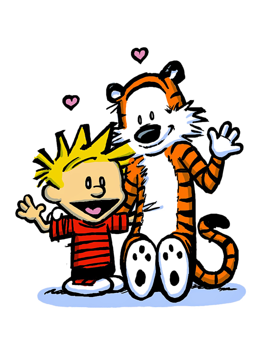 Calvin und Hobbes PNG -Bilddatei