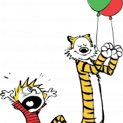 Calvin und Hobbes PNG Bild