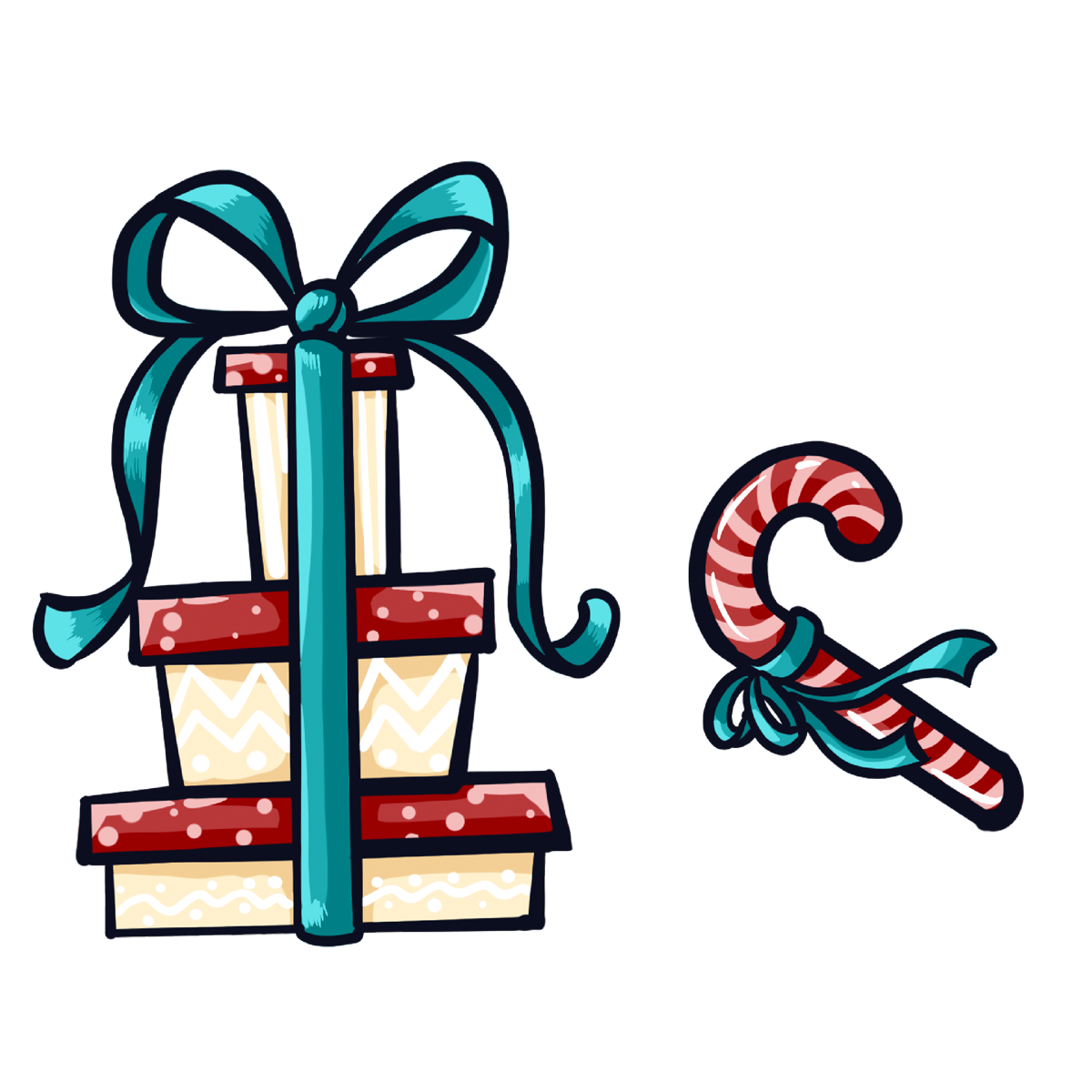 Christmas Candy Holiday PNG Photos