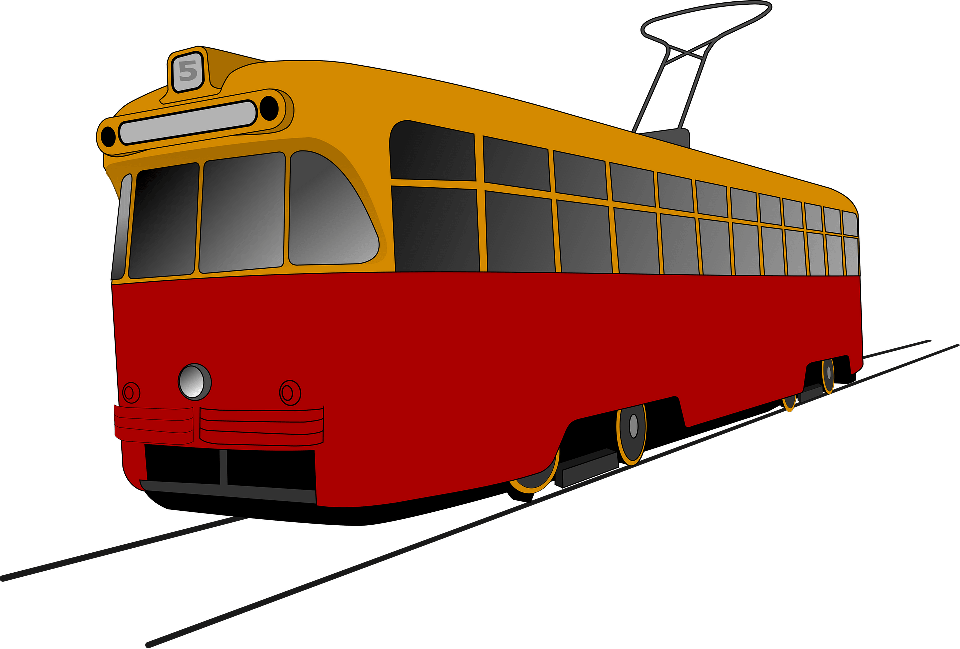 City Tram PNG