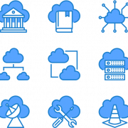 Imagem PNG de tecnologia de computação em nuvem