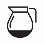 Coffee Jarder Glass PNG File
