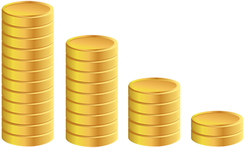 Coin Stack Investment PNG Clipart