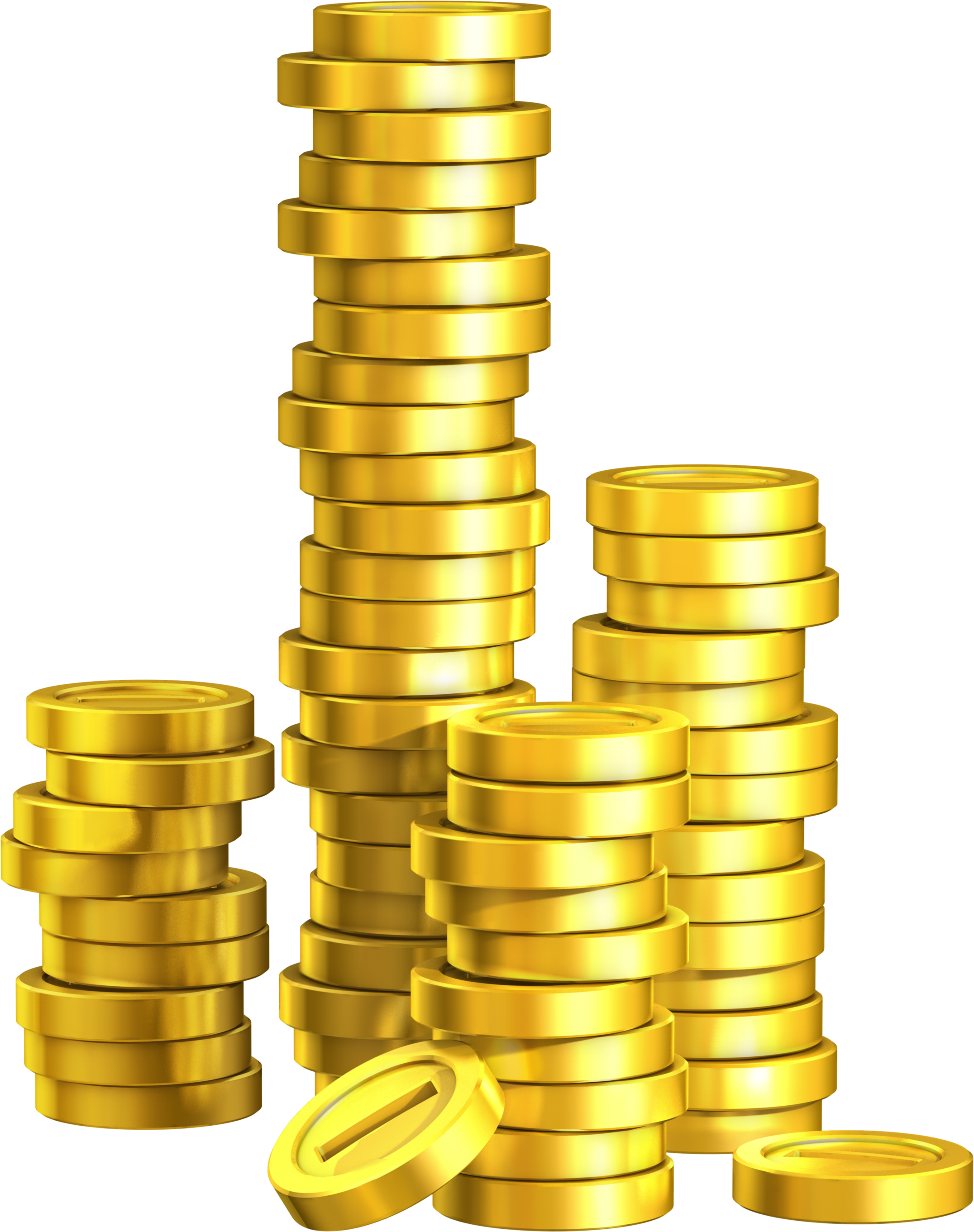 Coin Stack Investment PNG Free Image