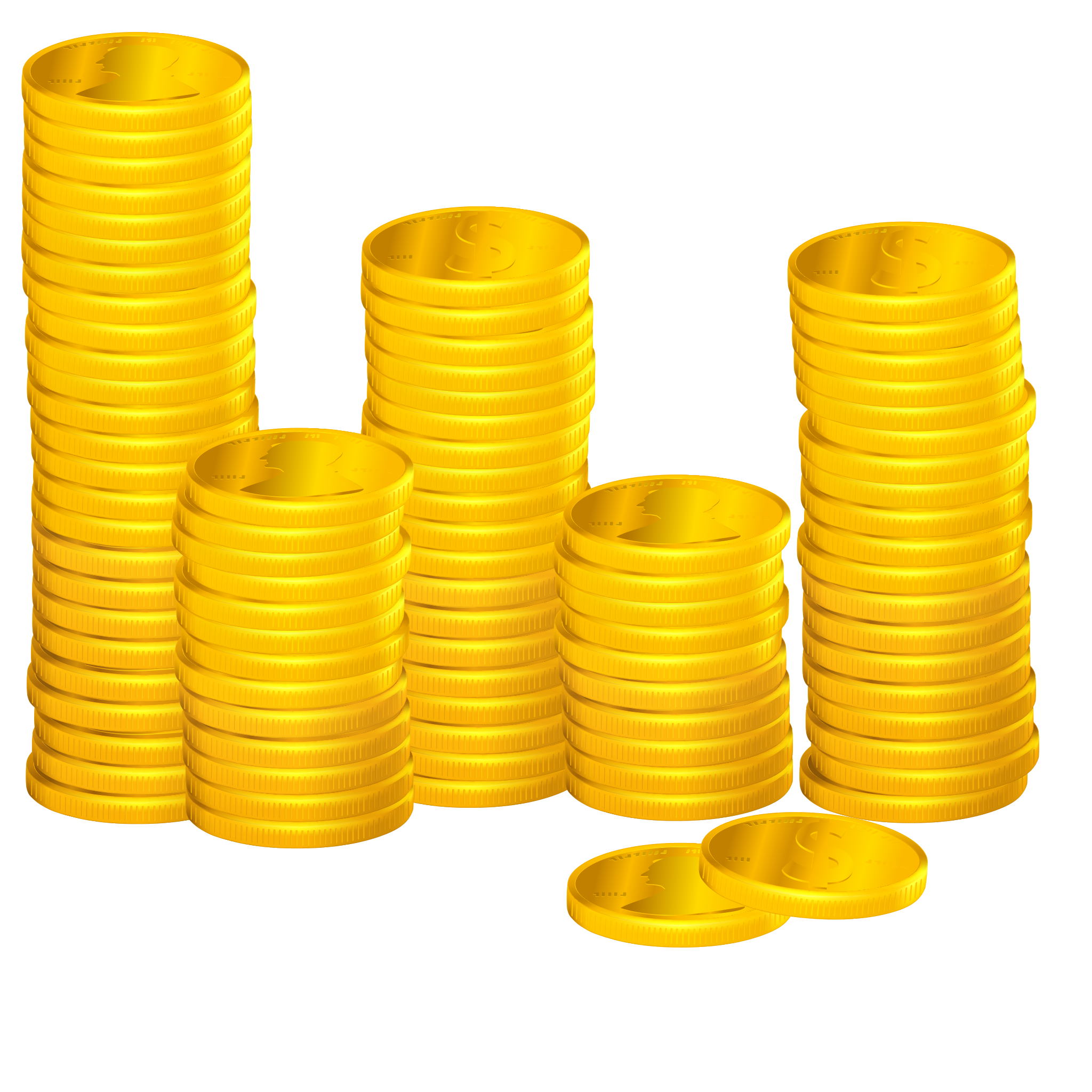 Coin Stack Investment PNG Images HD