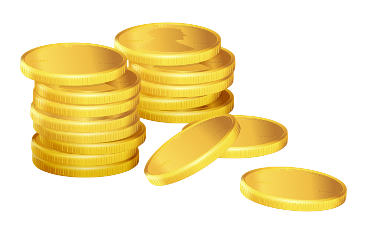 Coin Stack Transparent