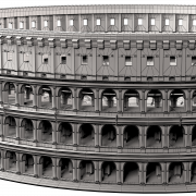 Colosseum Ancient Rome PNG Cutout