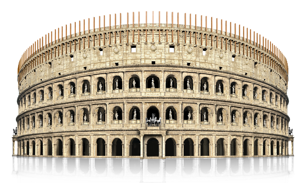 Colosseum antik Roma Png resmi