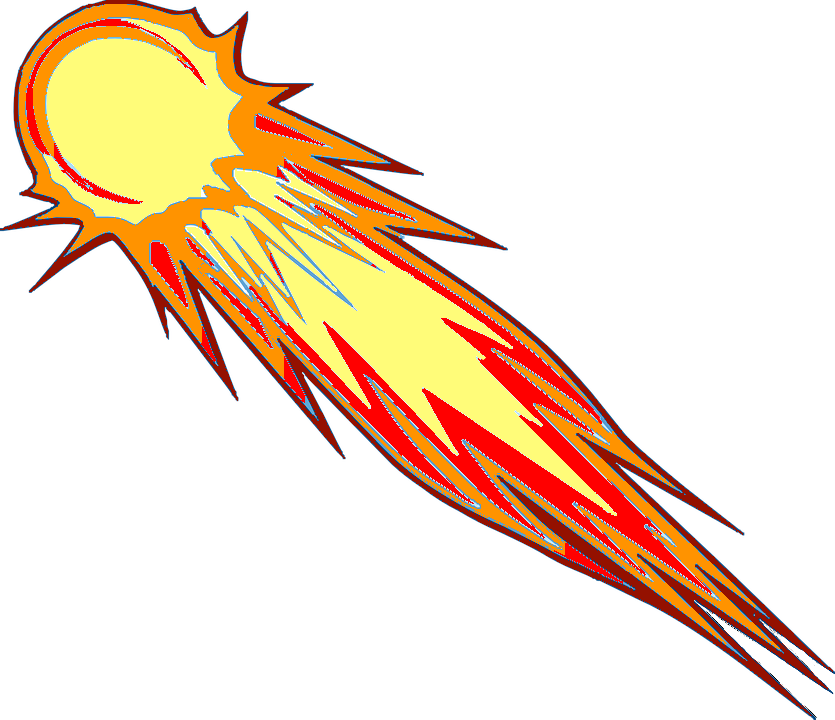 Comet Meteor Asteroid PNG Clipart
