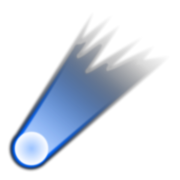 Comet Meteor Asteroid PNG File