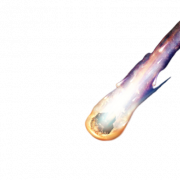 Comet Meteor Asteroid PNG Mga Larawan