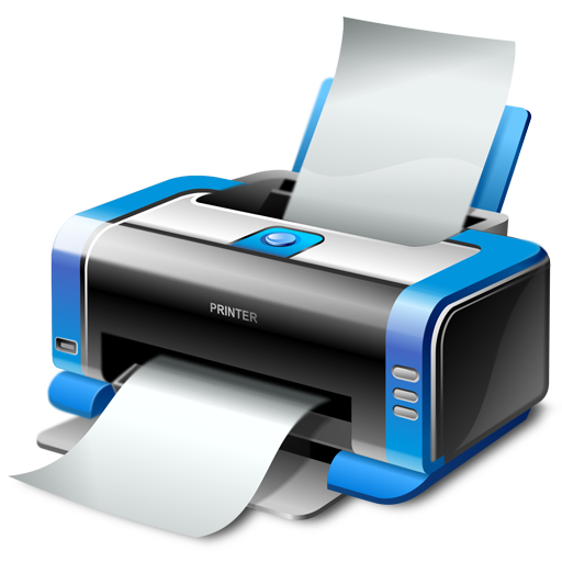 Computer Printer Equipment Background PNG