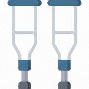 Crutch Vector PNG Cutout
