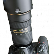 Equipamento de câmera DSLR sem fundo