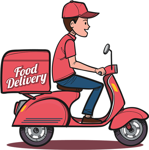 Delivery Scooter PNG Clipart
