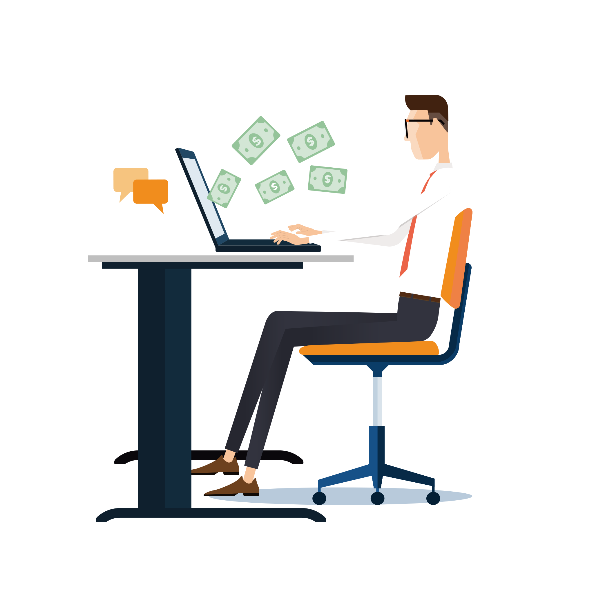 Earning Background PNG