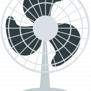 Mesa de ventilador eléctrico transparente